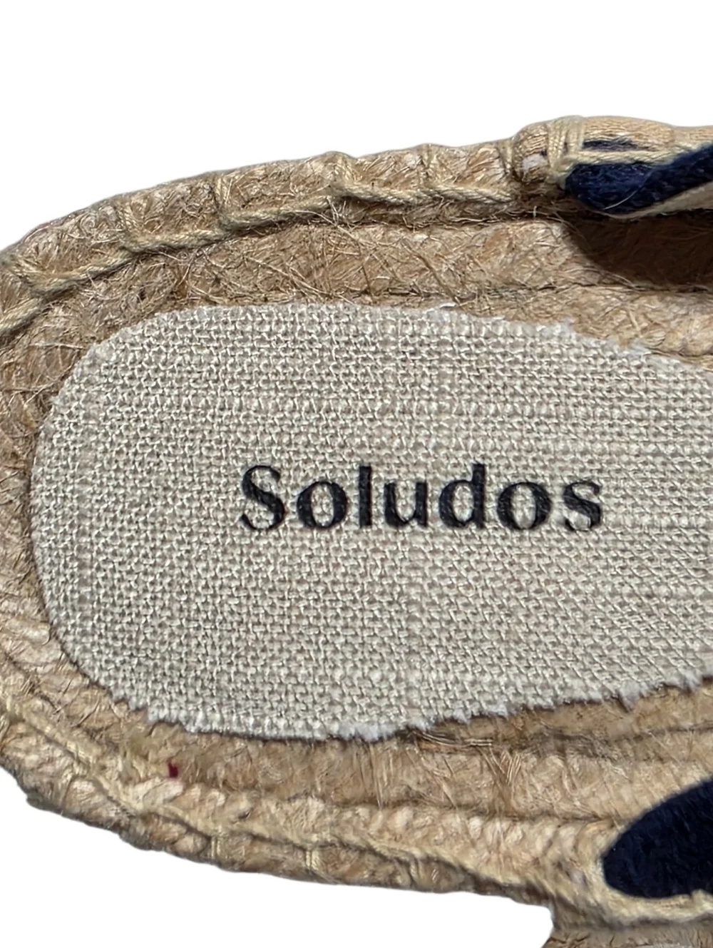 SOLUDOS WILDFLOWER EMBROIDERED ESPADRILLE MULES NAVY SZ 10